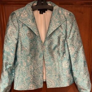 Nina McLemore Blue Tapestry Jacket